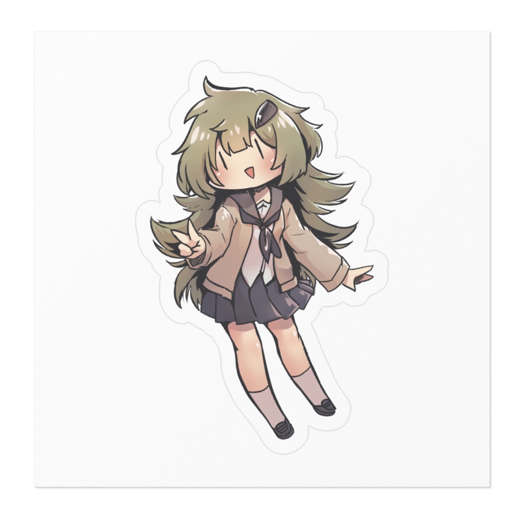 【ステッカー】ヨモ(制服夏)