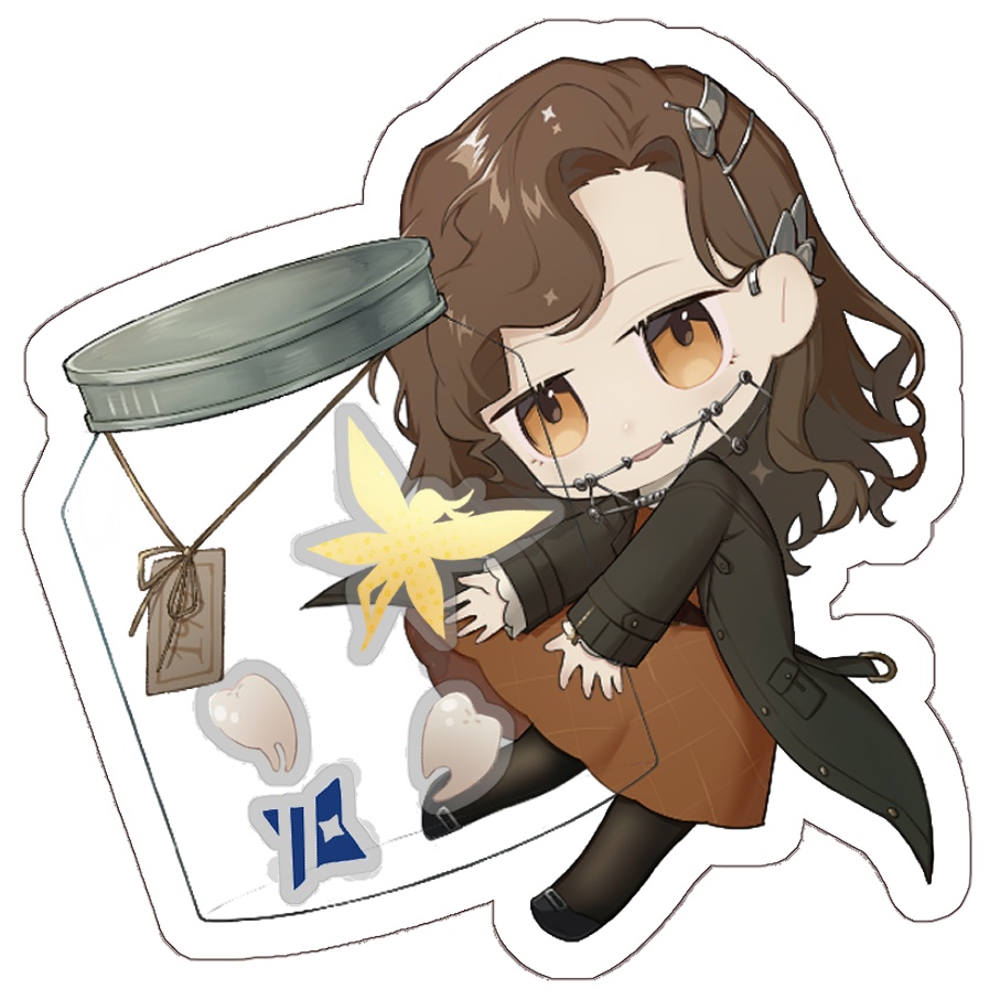 トゥースフェアリーのシャカシャカアクリルキーホルダ―