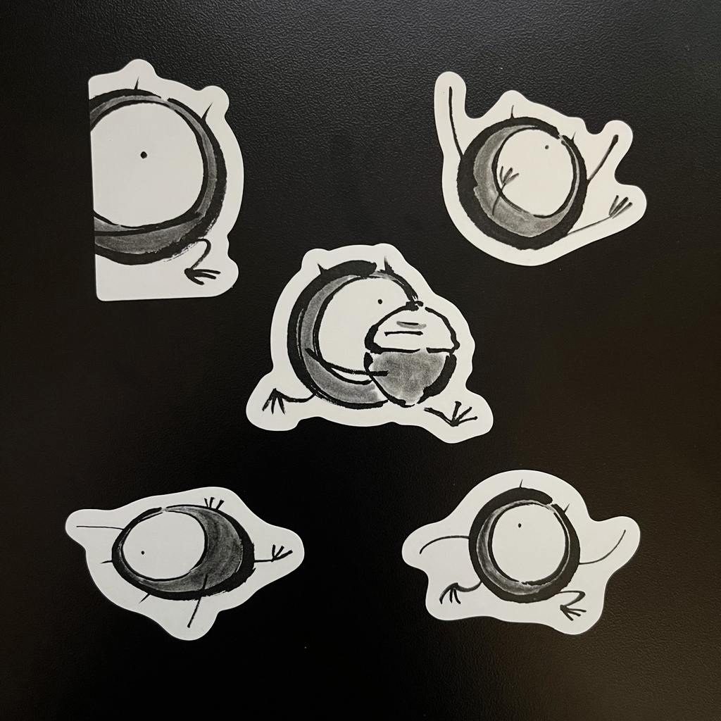 まめおにステッカーその１