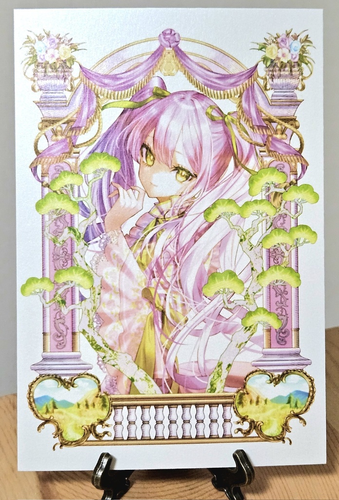 ポストカードA【The Girl in a Picture Frameシリーズ】