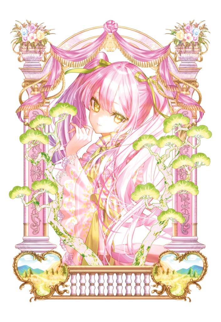 ポストカードA【The Girl in a Picture Frameシリーズ】