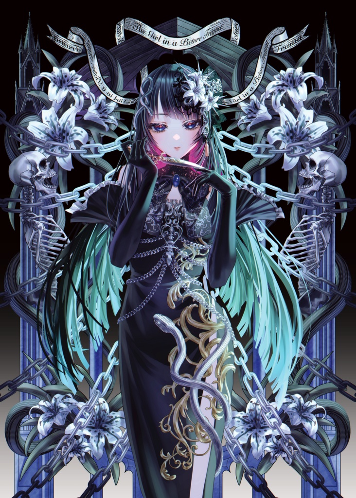 ポストカードC【The Girl in a Picture Frameシリーズ】