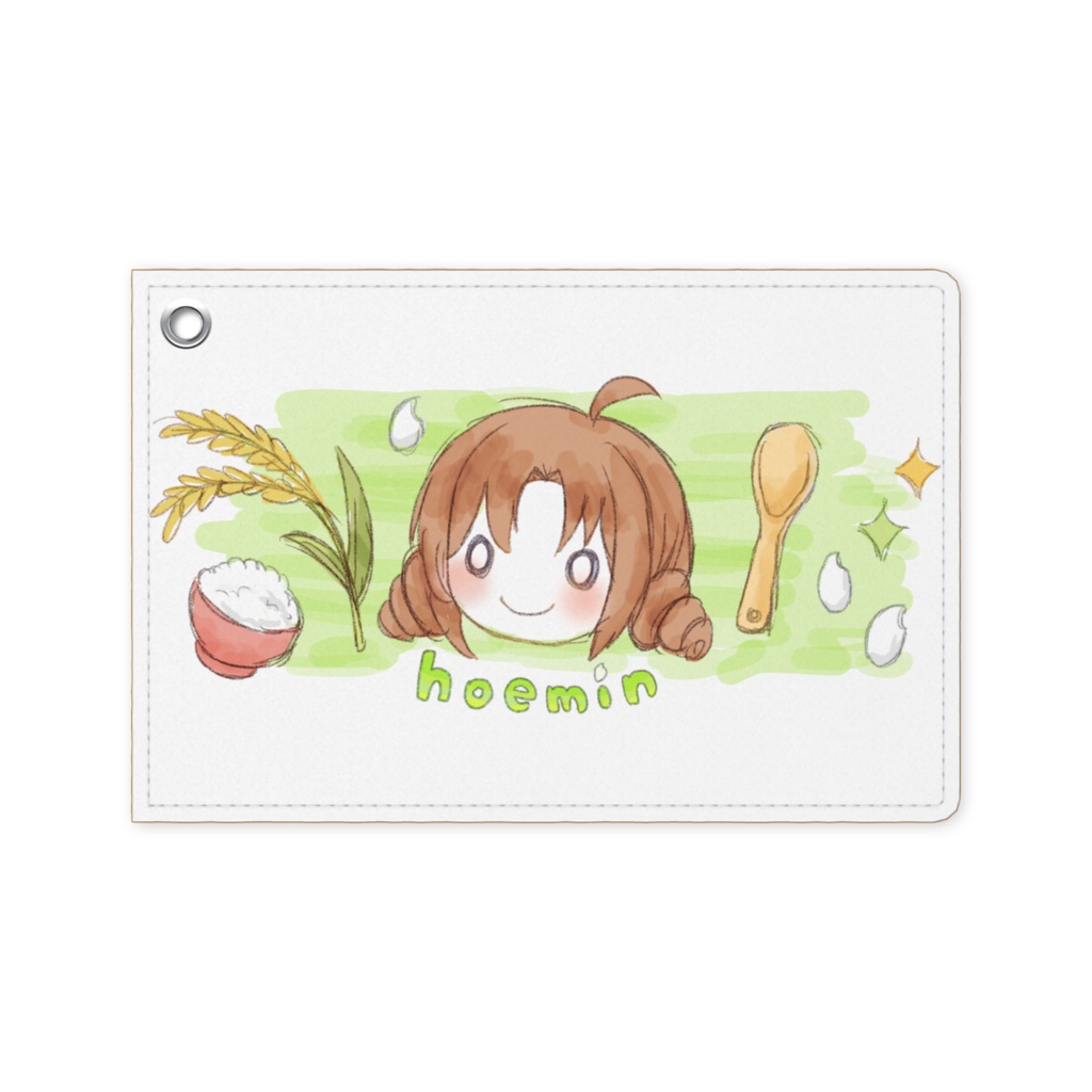 パスケース 稲穂ほえみ【ナチュラル】