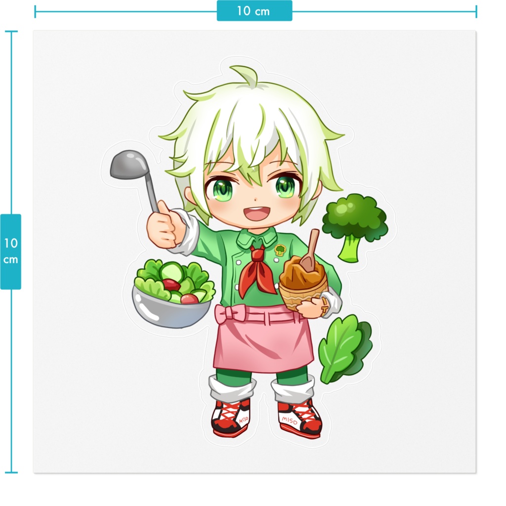 工場印刷ステッカー 味噌菜【通常衣装】