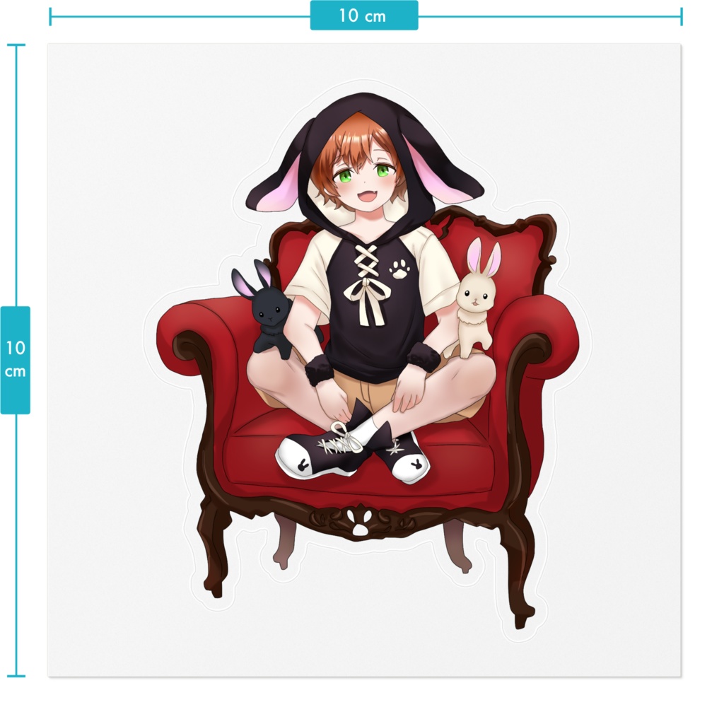 工場印刷ステッカー 神無月桂秋【通常衣装・等身】