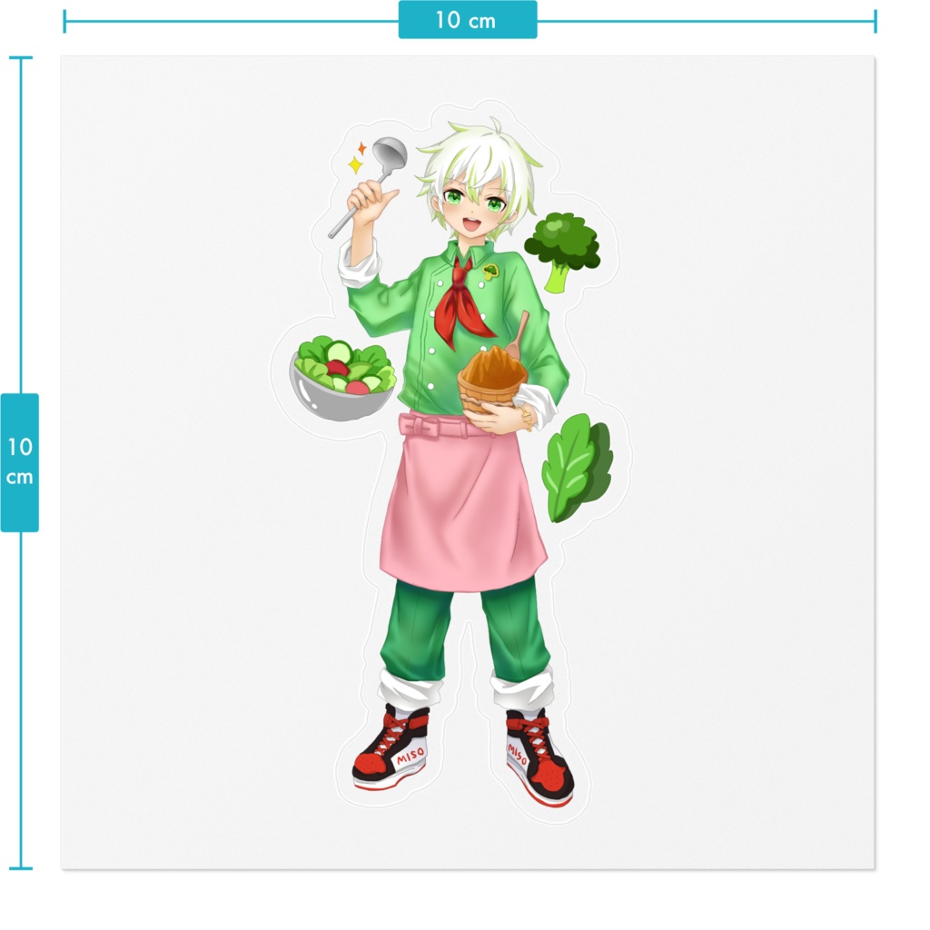 工場印刷ステッカー 味噌菜【通常衣装・等身】