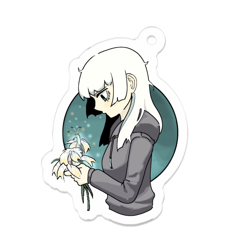 白百合少女 アクリルキーホルダー