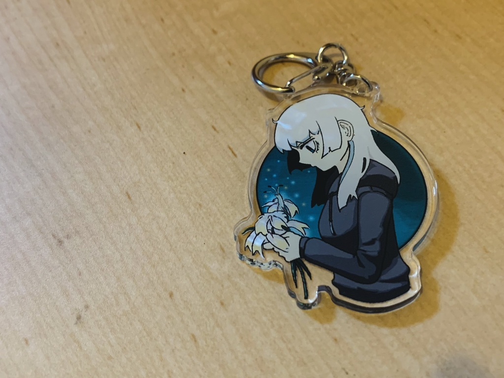 白百合少女 アクリルキーホルダー