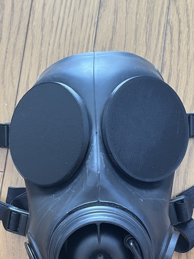 イギリス軍FM12ガスマスク用外付けレンズ&カバー 赤/黒/銀/青/緑/紫