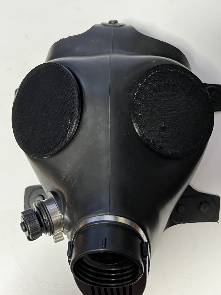 イスラエル軍仕様ガスマスク(4A1)用カラーレンズ&カバー 赤/黒/銀/青/緑/紫