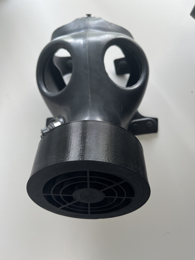 5種類 3Dプリンタ用STLデータ FM12/S10/4A1/GP5対応ガスマスクフィルタレプリカ及びコネクタ 40mm NATOガスマスク用