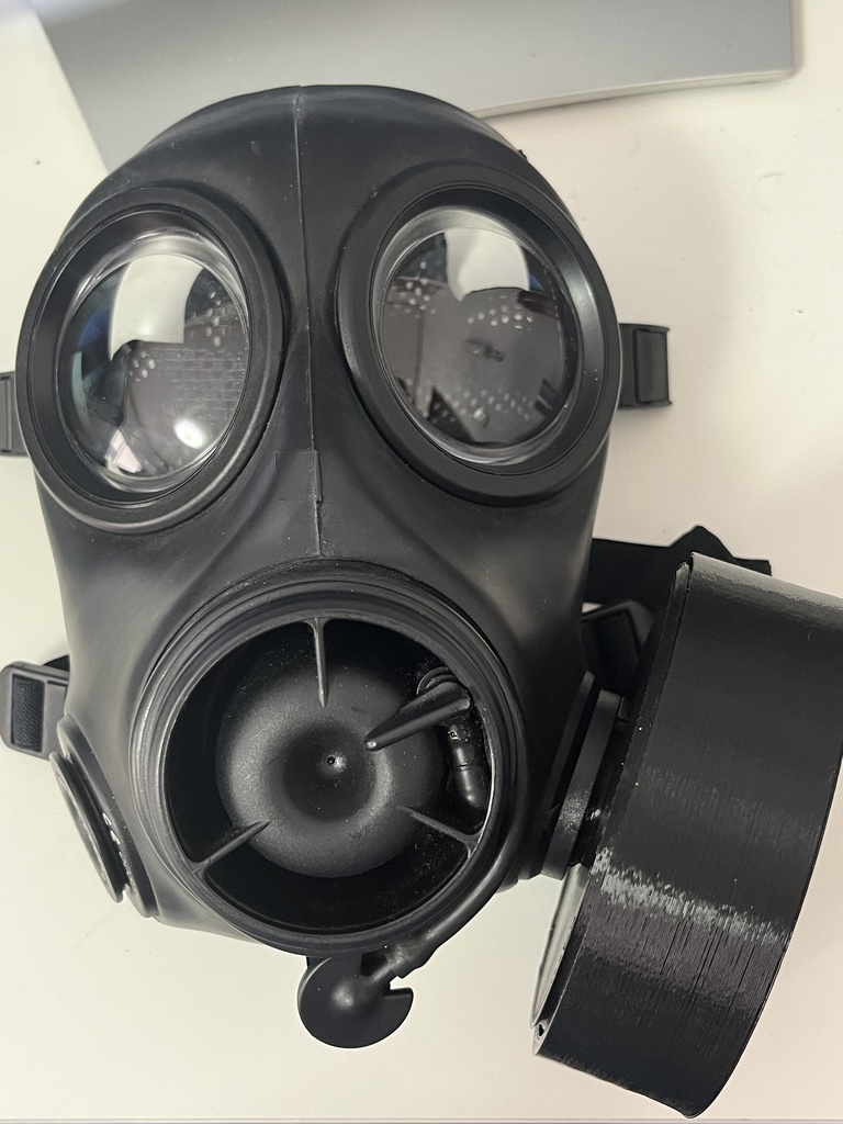 5種類 3Dプリンタ用STLデータ FM12/S10/4A1/GP5対応ガスマスクフィルタレプリカ及びコネクタ 40mm NATOガスマスク用