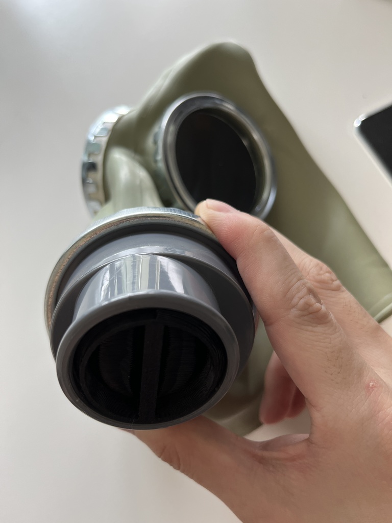 5種類 3Dプリンタ用STLデータ FM12/S10/4A1/GP5対応ガスマスクフィルタレプリカ及びコネクタ 40mm NATOガスマスク用