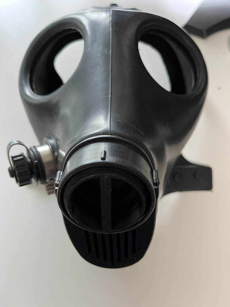 5種類 3Dプリンタ用STLデータ FM12/S10/4A1/GP5対応ガスマスクフィルタレプリカ及びコネクタ 40mm NATOガスマスク用