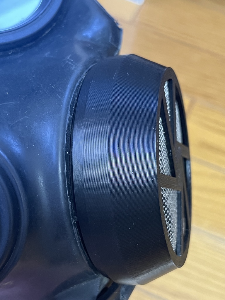 3Dプリンタ用STLデータ FM12/S10ガスマスク フロントマウスカバー プロテクター
