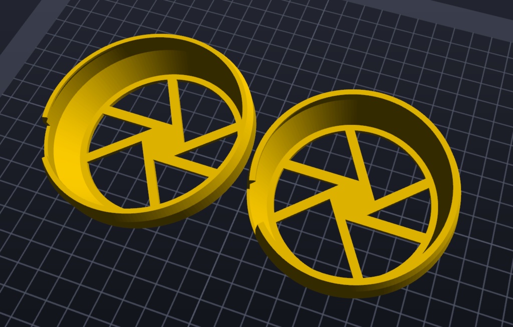 3Dプリンタ用STLデータ FM12/S10ガスマスク フロントマウスカバー プロテクター