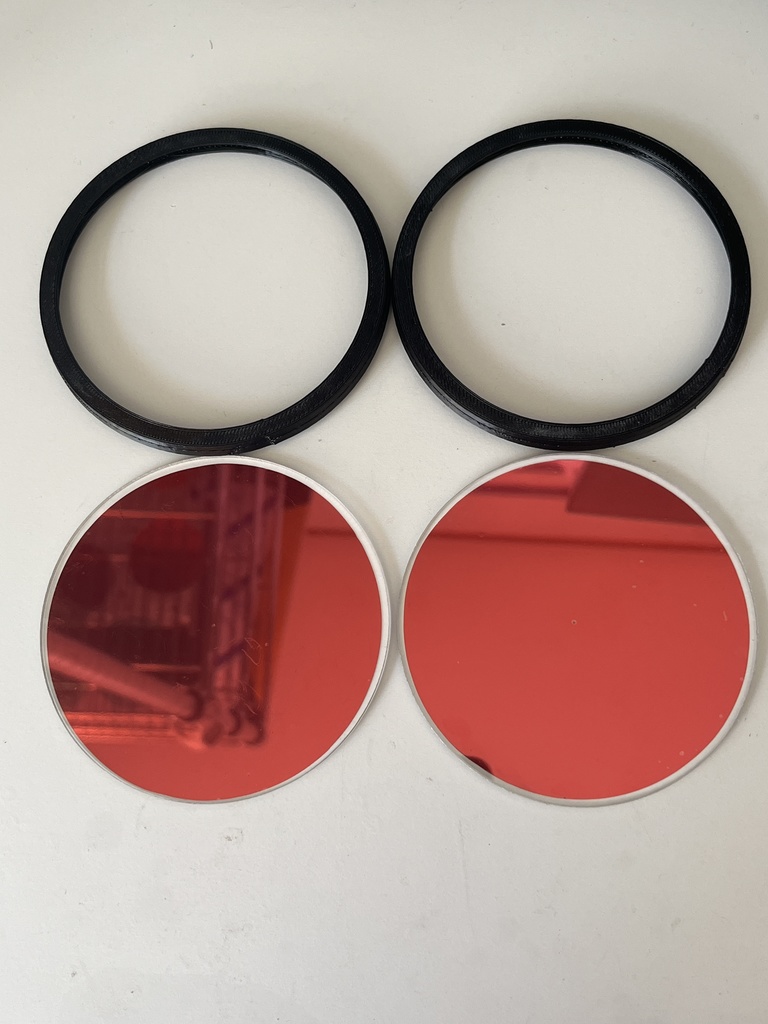 3種類3Dプリンタ用STLデータ イギリス軍S10ガスマスク用外付けレンズリング&カバー