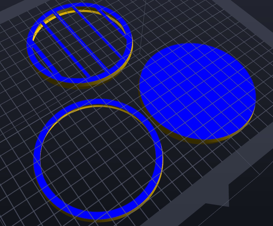 3種類3Dプリンタ用STLデータ イMFJ08ガスマスク用外付けレンズリング&カバー