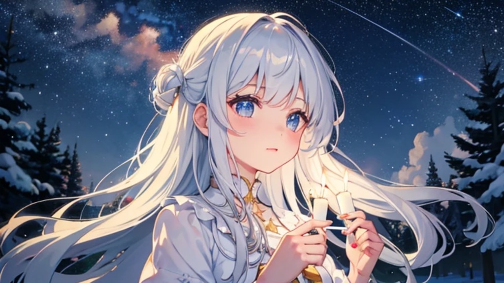 Starlit Winter Night A Celestial Melody