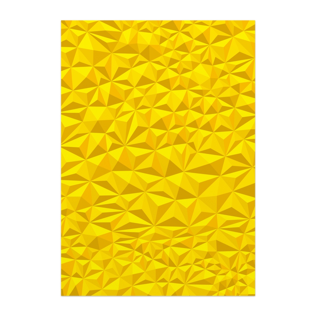 van origamic pyramid yellow