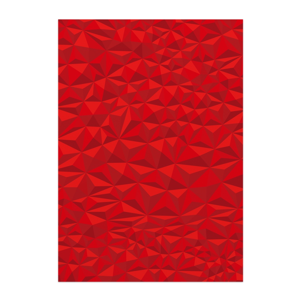 van origamic pyramid red