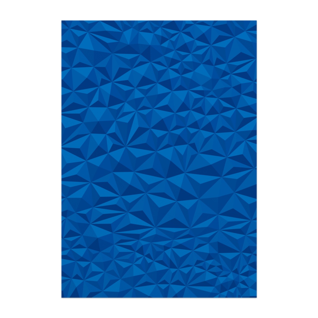van origamic pyramid blue