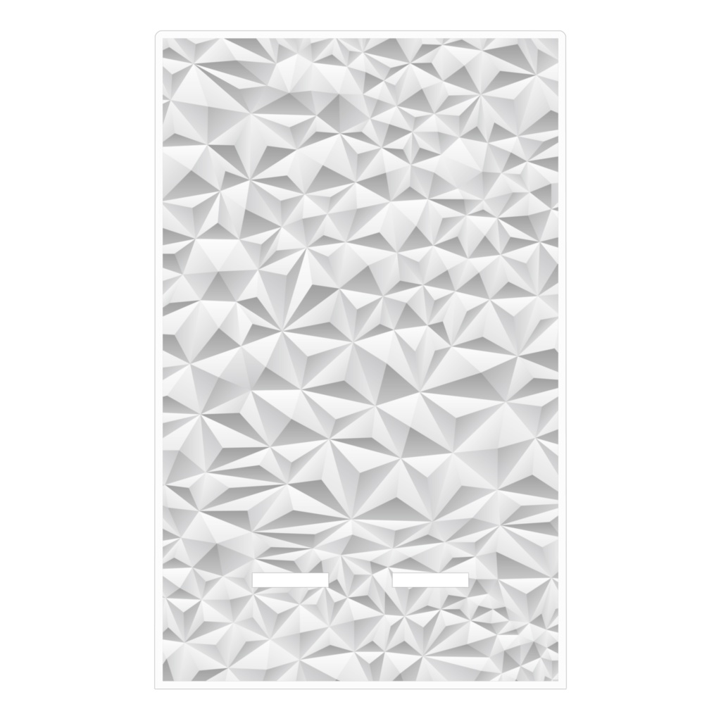 van origamic pyramid white