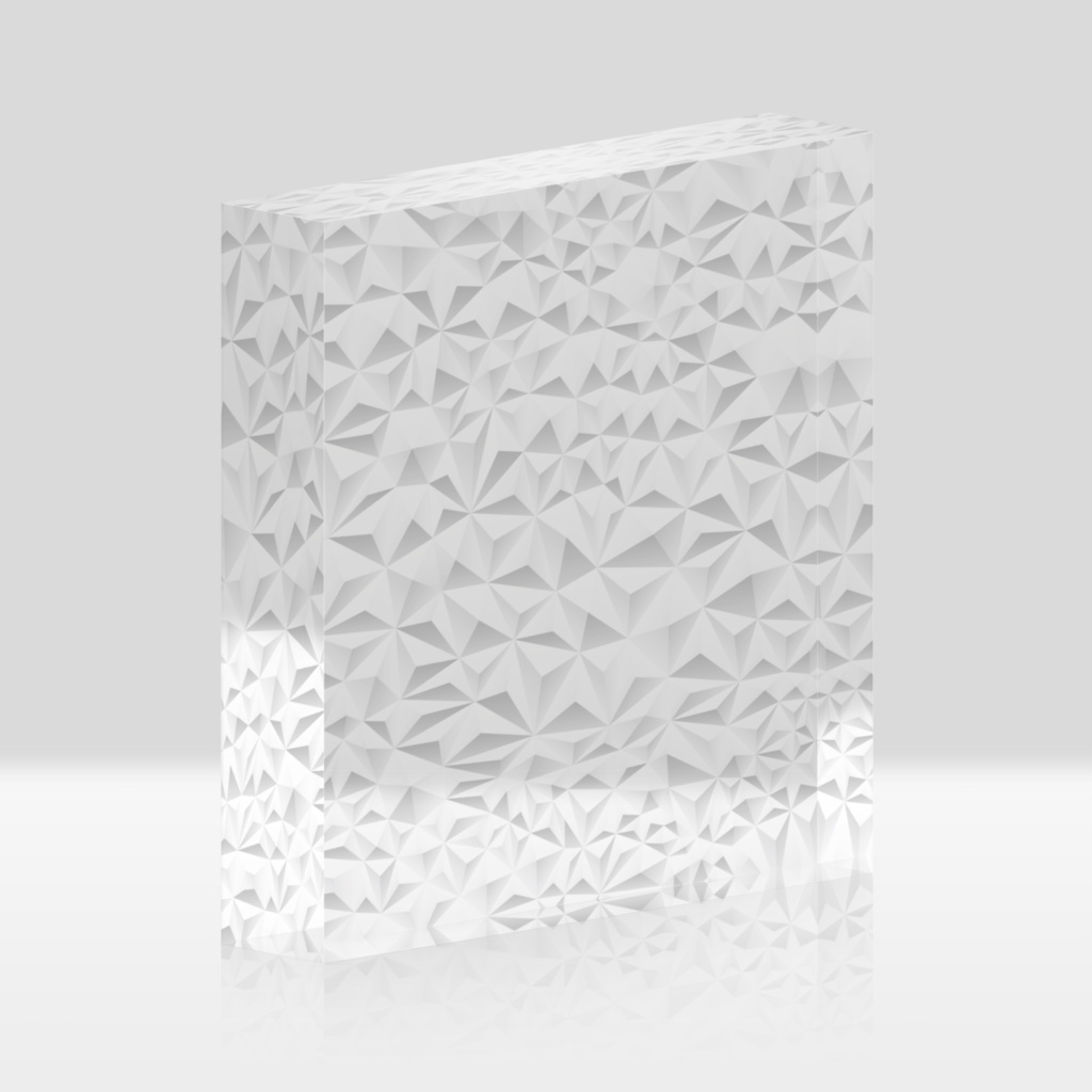 van origamic pyramid white