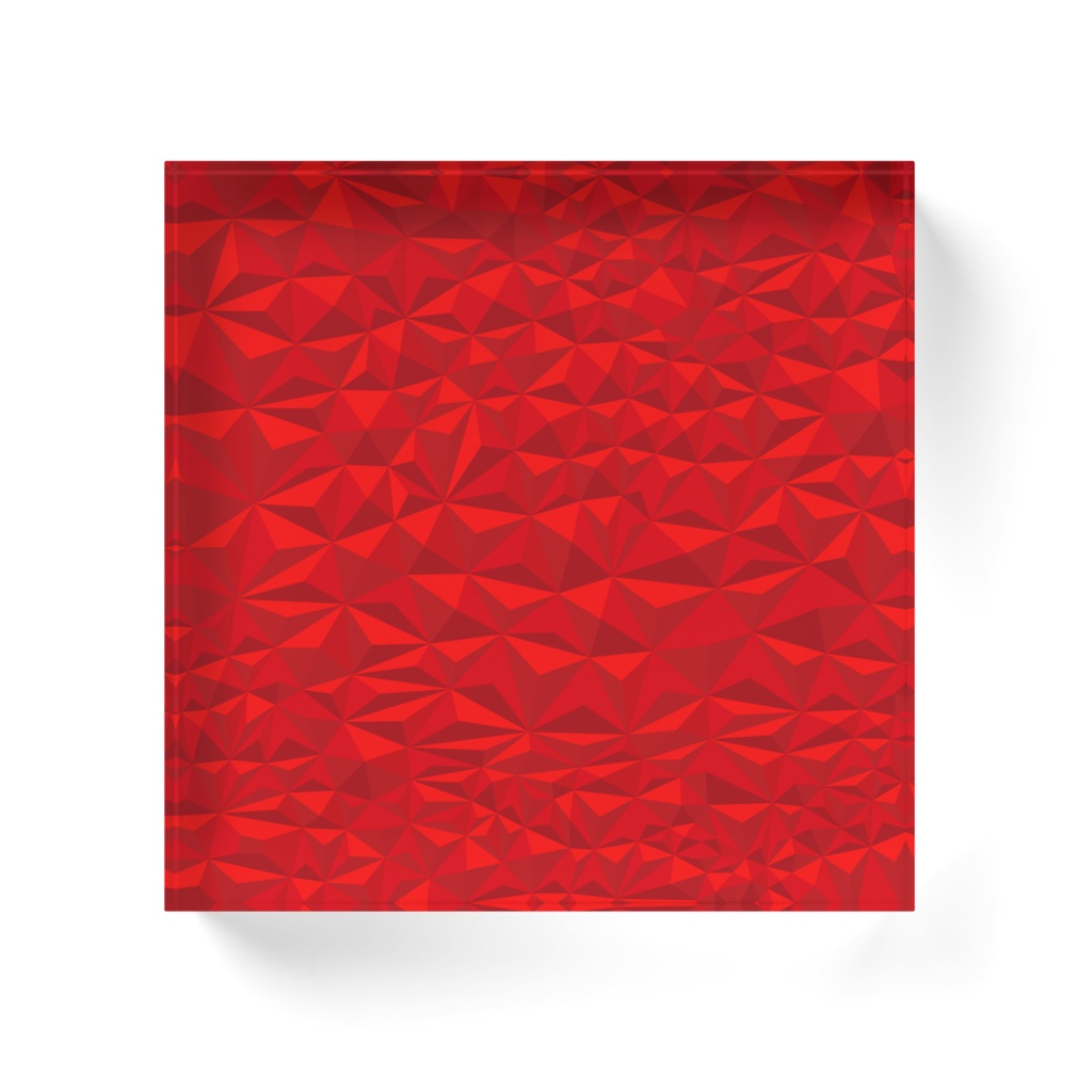 van origamic pyramid red