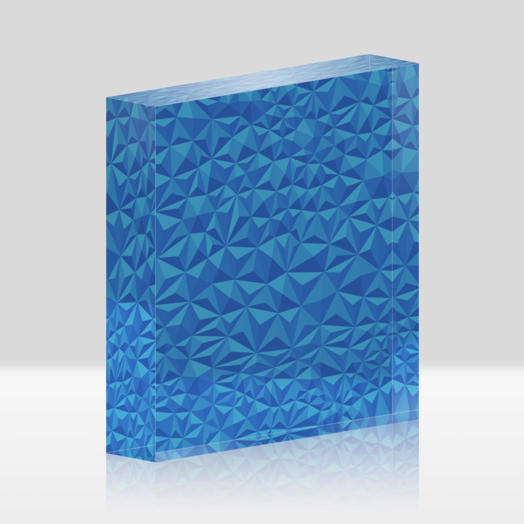 van origamic pyramid blue