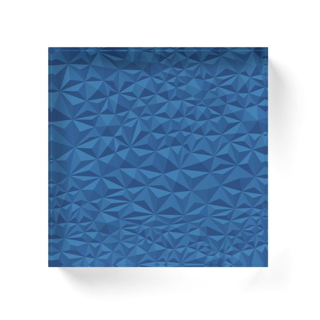 van origamic pyramid blue