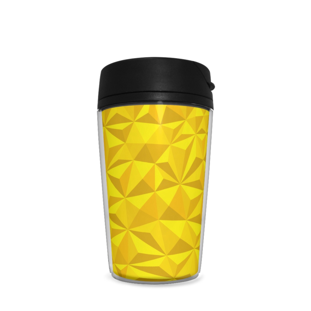 van origamic pyramid yellow