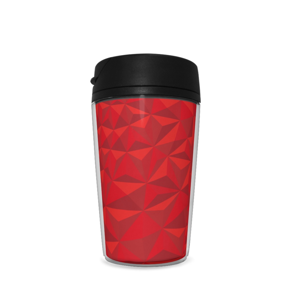 van origamic pyramid red