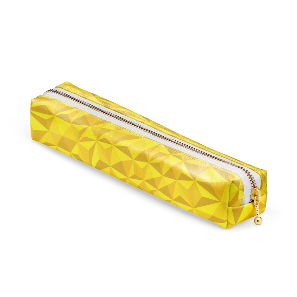 van origamic pyramid yellow