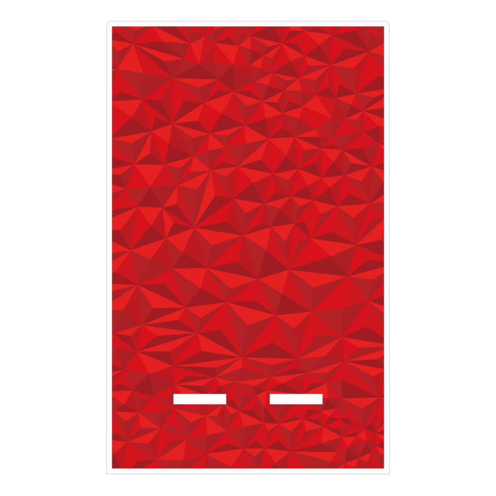 van origamic pyramid red