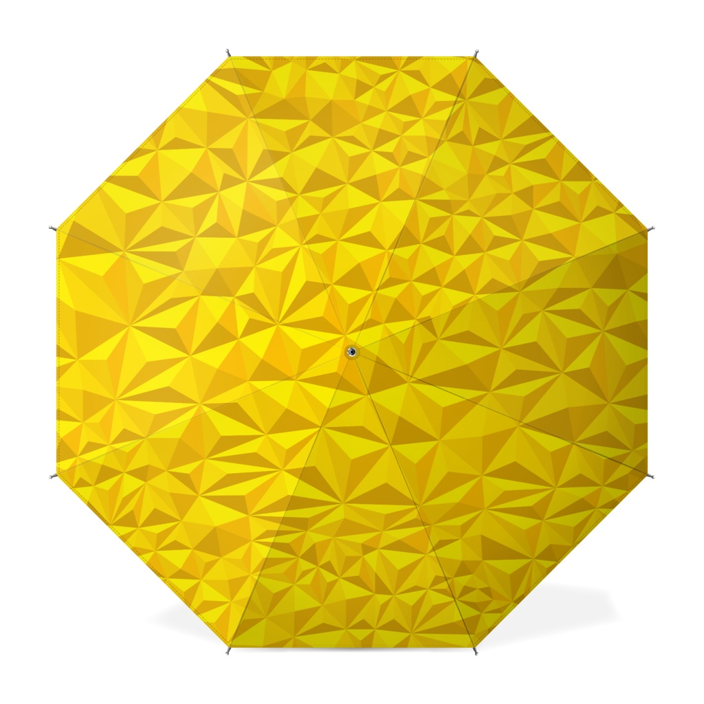 van origamic pyramid yellow