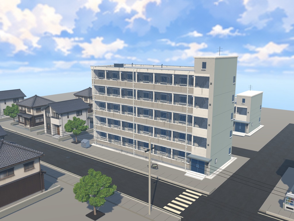 【Unity】階数・戸数を自由に変更!日本のマンション生成ツール | Neruneru Tokyo Mansion