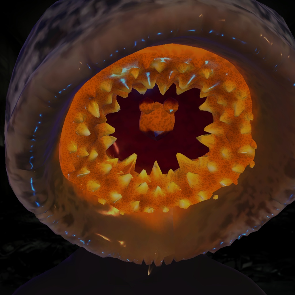 【無料】【3Dモデル】【VRchat想定】 『ヤツメウナギマン』 Cluster用VRM付き