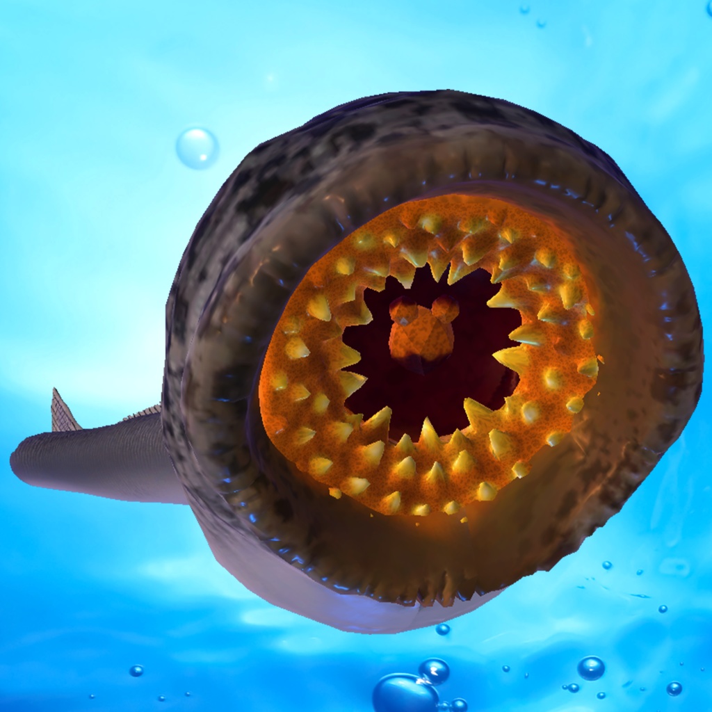 【無料】【3Dモデル】【VRchat想定】 『ヤツメウナギVR』 Cluster用VRM付き