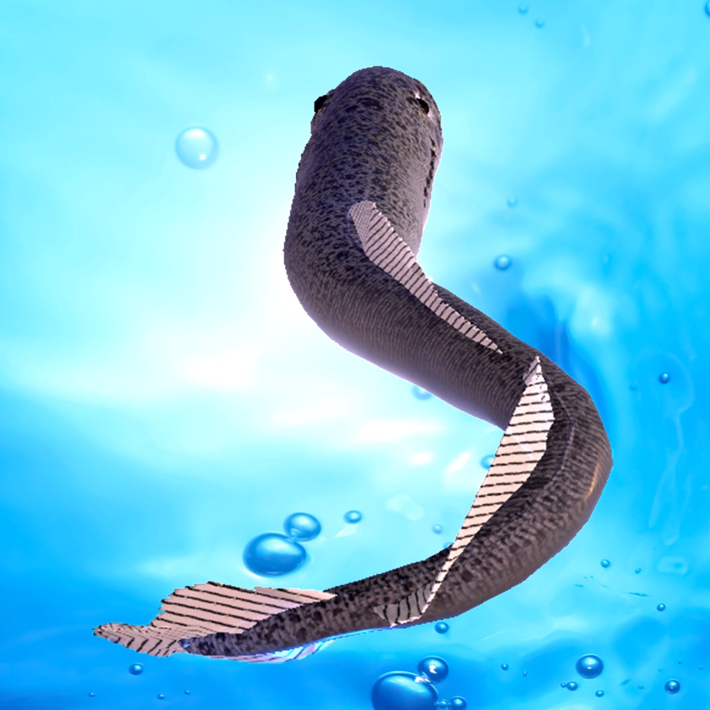 【無料】【3Dモデル】【VRchat想定】 『ヤツメウナギVR』 Cluster用VRM付き