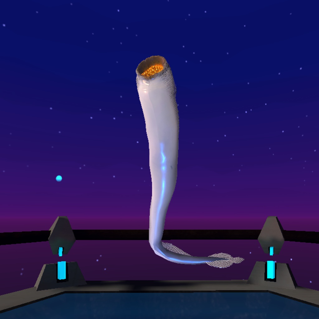 【無料】【3Dモデル】【VRchat想定】 『ヤツメウナギVR』 Cluster用VRM付き