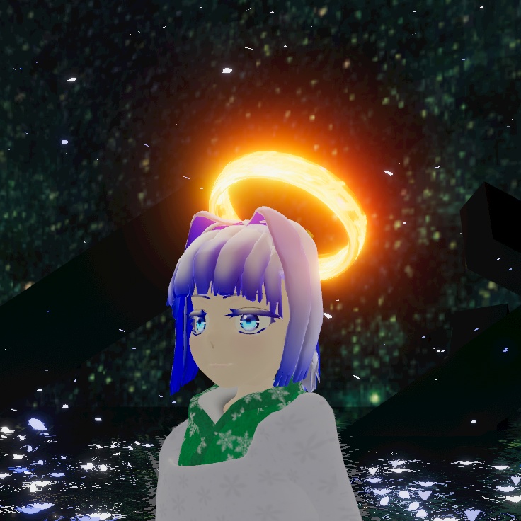 【無料】【ローポリゴン】【オリジナル3Dアクセサリ】『炎揺らめく指輪』