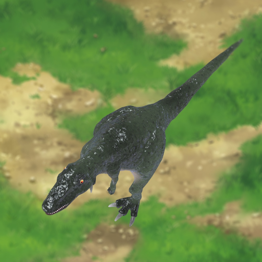 【無料】【3Dモデル】『ラプトルくん』 【VRchat対応】