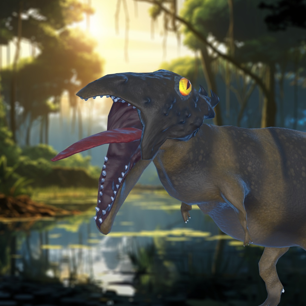 【無料】【3Dモデル】『ドラコレックスおかあさん』 【VRchat対応】