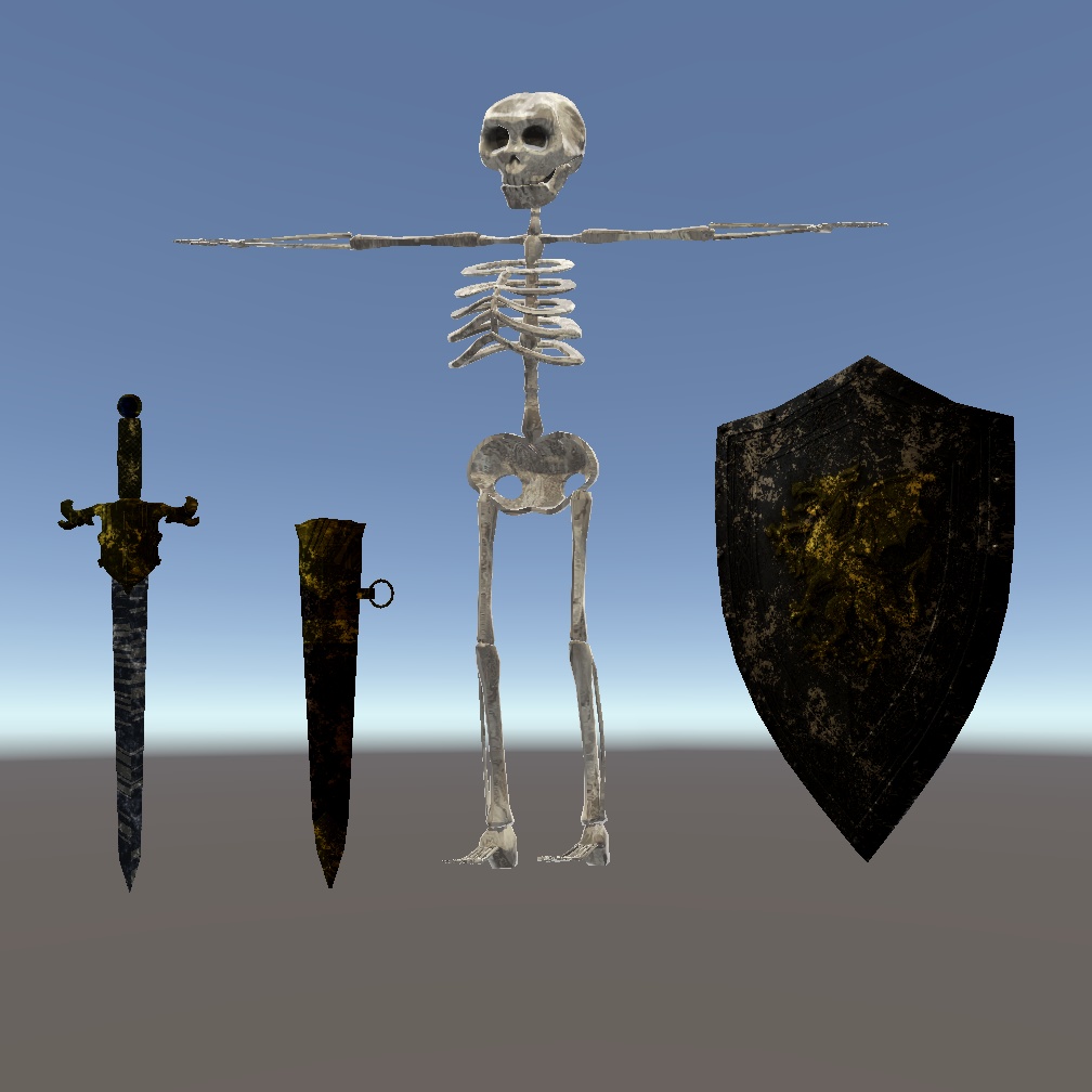 【無料】【オリジナル3Dモデル】『歌って踊れるスケルトン Skelton』 【VRchat対応】【cluster対応】