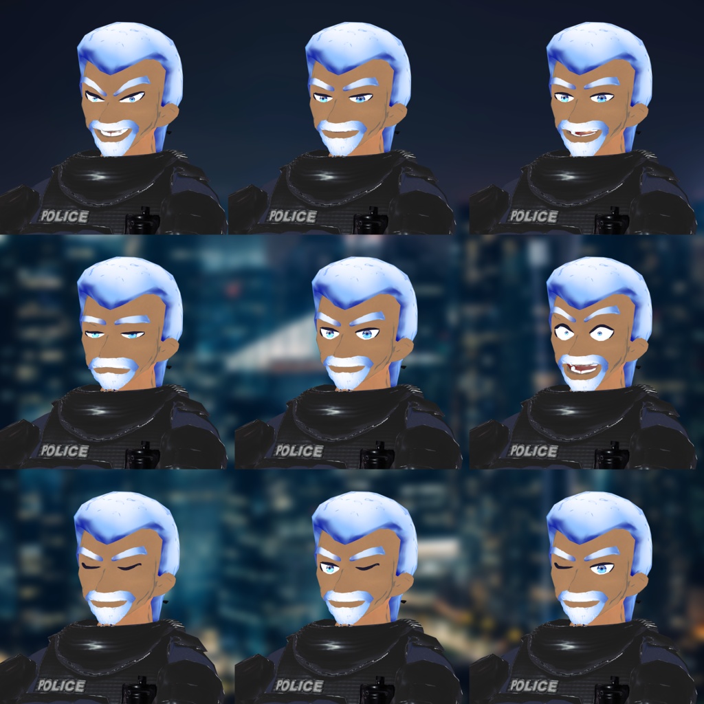 【無料】【オリジナル3Dモデル】『特殊部隊SAT-VRC』【VRchat対応】