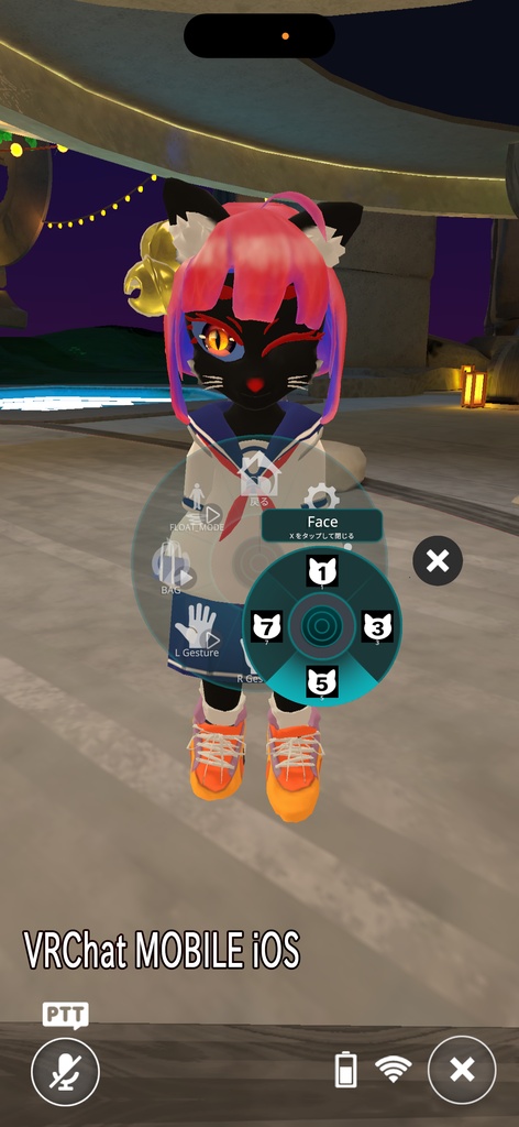 オリジナル3Dモデル『黒音 CroNe』(クローネ)【VRchat対応】【cluster対応】