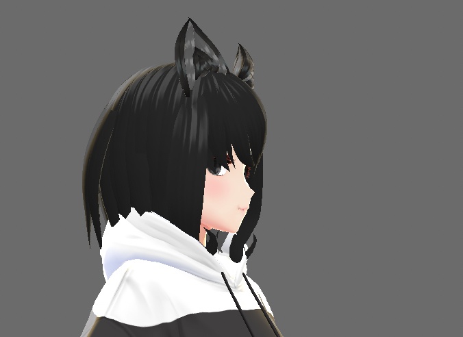Black Neko Hair