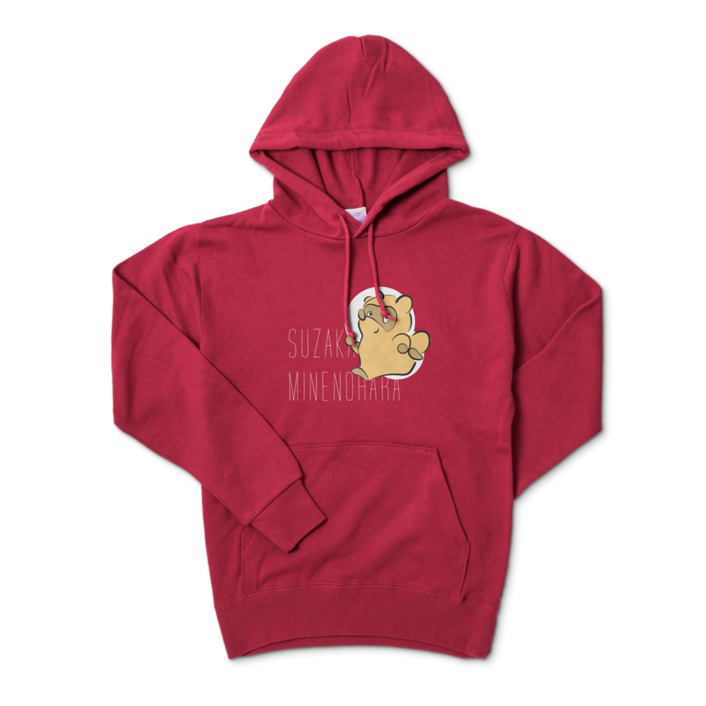 Mr.ヌーキー パーカー(バーガンディ)