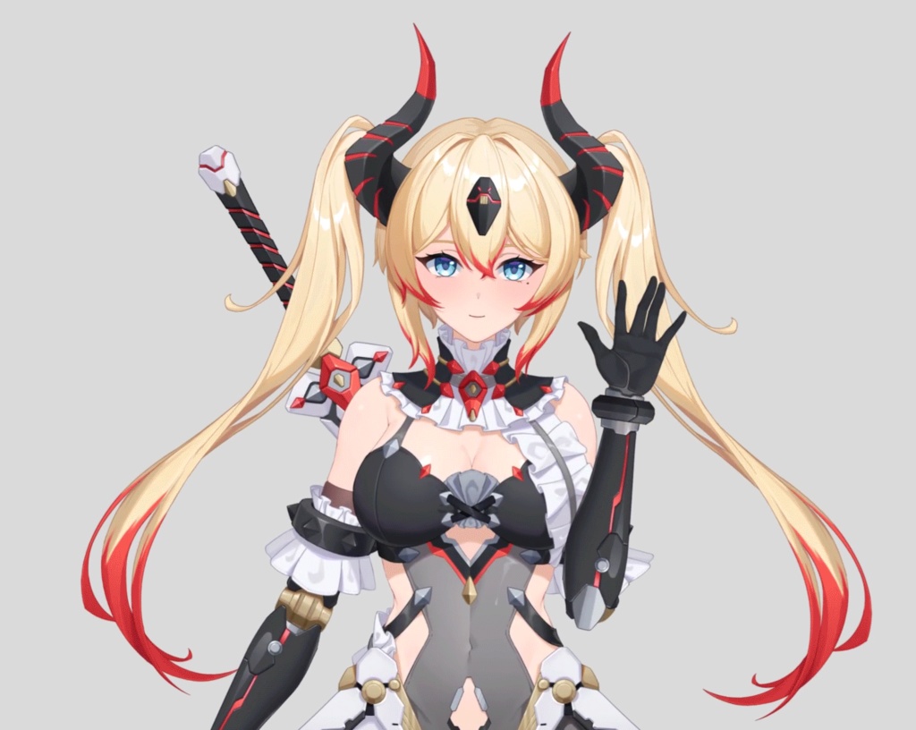 【限定1点】剣士風の女の子【VTS対応】